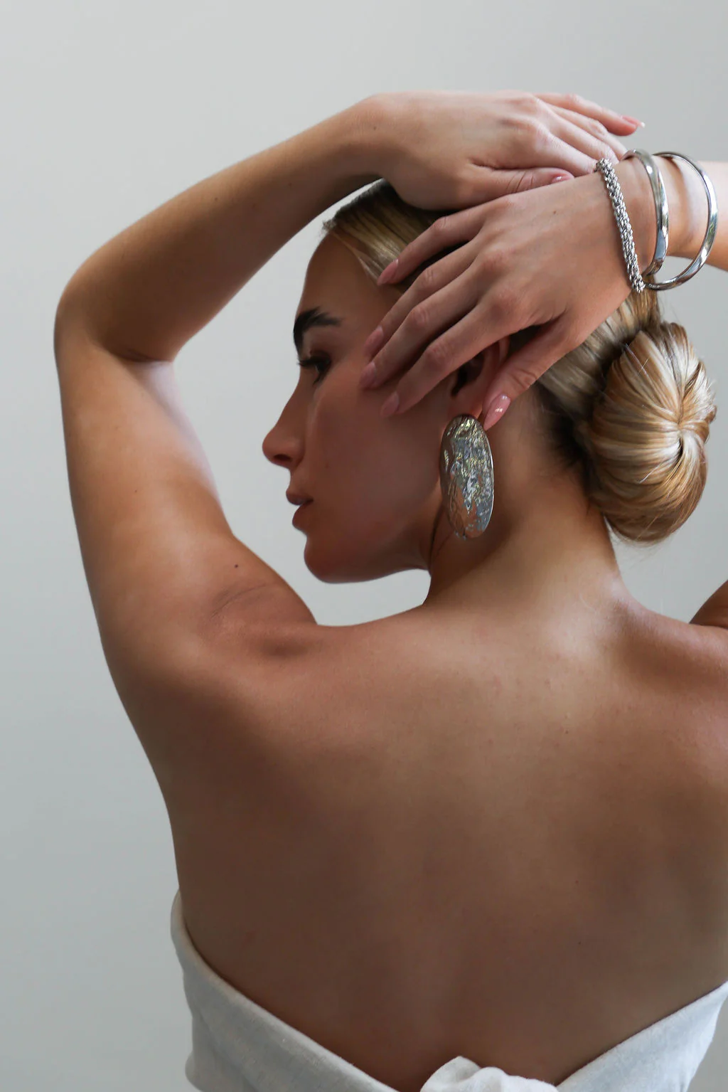 Oorbellen Joanne zilver - Image 4