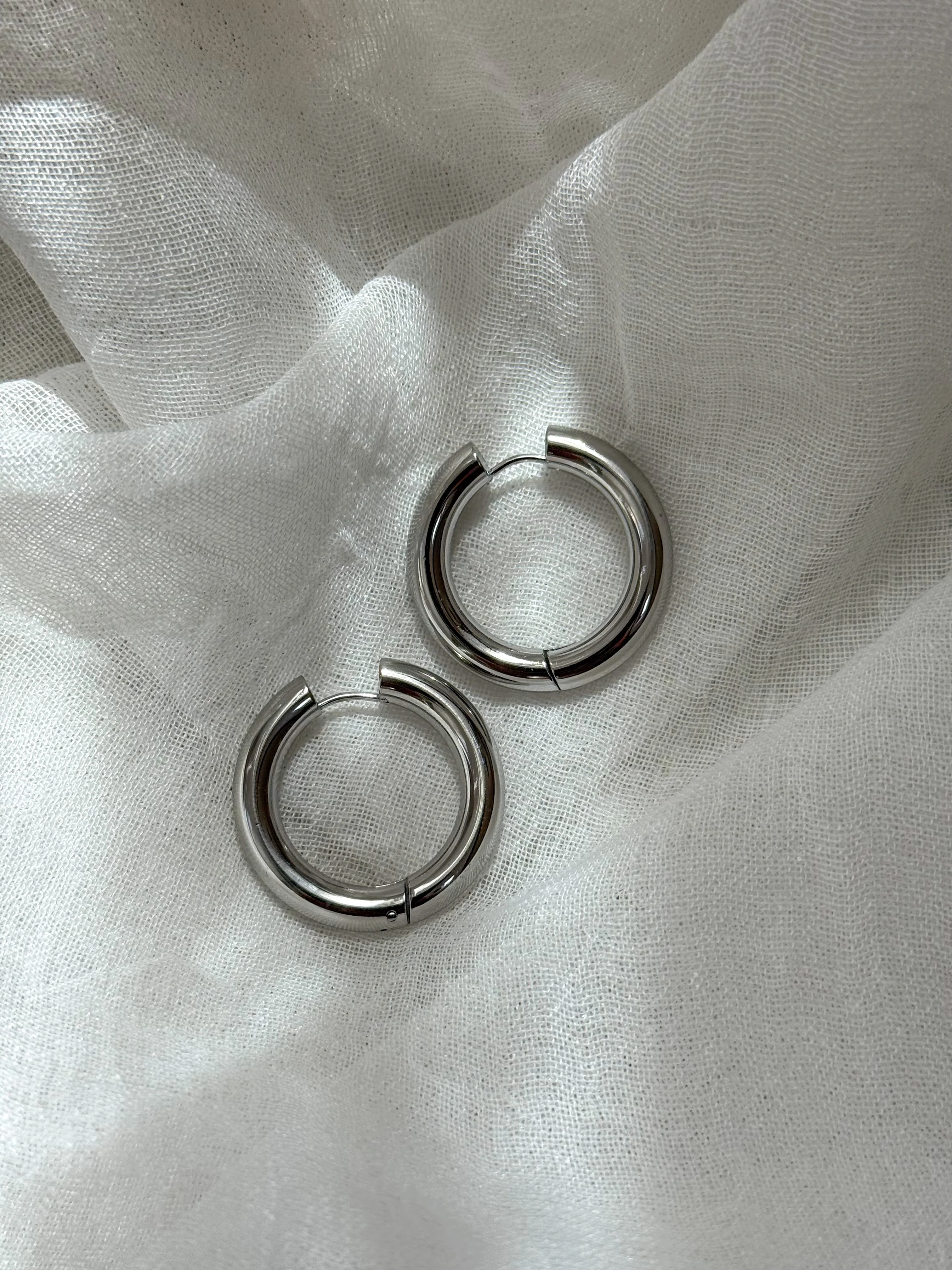 Oorbellen Luna zilver